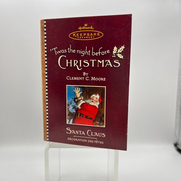 Hallmark Keepsake TWAS THE NIGHT BEFORE CHRISTMAS Santa Claus NEW In Box 2001 - Picture 2 of 9
